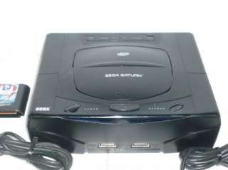 Sega Saturn ConSole w 2 Controllers & Games System Lot  