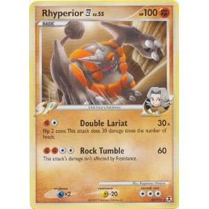  Pokemon Platinum Rising Rivals #32 Rhyperior 4 Rare Card 