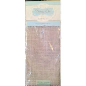   Cloth Linen/ Polyester Blend Table Napkins Set of 4