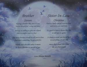   SISTER IN LAW PERSONALIZED POEMS THOUGHTFUL CHRISTMAS CARD GIFT IDEA