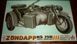 ESCI 19 Zundapp KS 750 w/Sidecar  