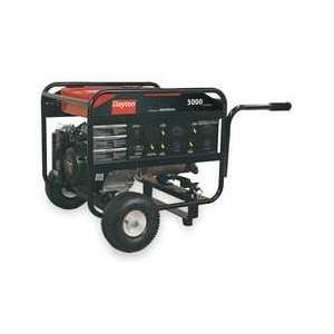  DAYTON Portable Generator, 5000 Rated Watts