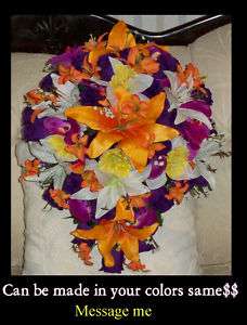 Silk Bridal Bouquet Sale 22pc Custom Designed  