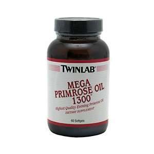  TwinLab/Mega Primrose Oil/1300 mg/60 softgels Health 