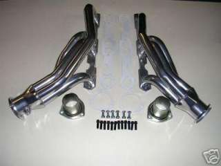 SMALL BLOCK CHEVY POLISHED CERAMIC HEADERS GMC TRUCK  