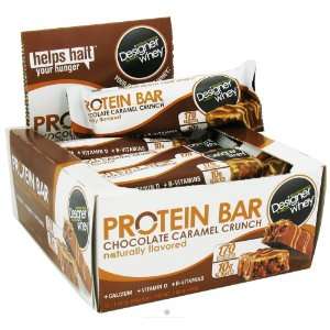 Designer Protein   Designer Whey Protein Bar Chocolate Caramel Crunch 