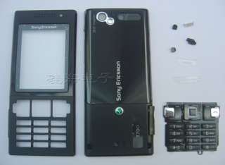 New Black Cover Housing Case For Sony Ericsson T700 T700i +Keypad+tool