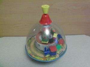 Germany Lillian Vernon Domed Spinning Top Toy Tin  