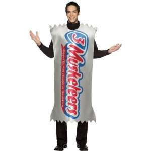 Lets Party By Rasta Imposta 3 Musketeers Wrapper Adult Costume / Brown 