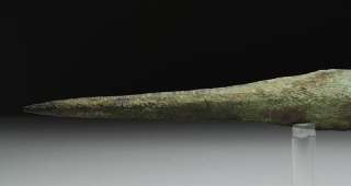 superb Ancient European Early Iron Age bronze sword, dating to 