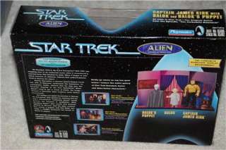 1998 STAR TREK ALIEN SERIES CAPTAIN JAMES KIRK WITH BALOK & PUPPET 