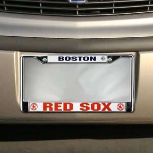  Boston Red Sox Chrome License Plate Frame Sports 