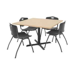   42 Square Table with 4 Chairs by Regency Furniture
