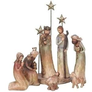  8 Piece Inspirational Porcelain Religious Christmas 