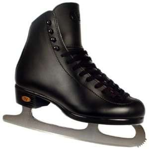  Riedell Ice skates 115 RS Black Set   Size 8.5 Sports 