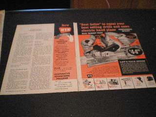 1962 Wen Tools Ad Table Saw Drill Sander Solder Gun  