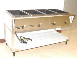 Vollrath ServeWell 4 Bay Electric Steam Table NEW 38204  
