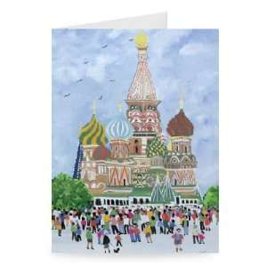  St. Basils Cathedral, Red Square, 1995   Greeting Card 