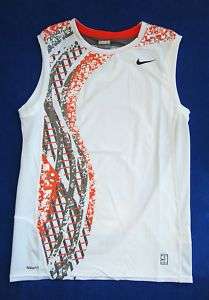 Nike Rafa Nadal BOYS Power Sleeveless New White S L XL  