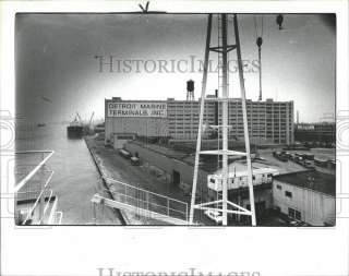  Photo Detroit River Marine Terminal Dock Area Shipyard INC  
