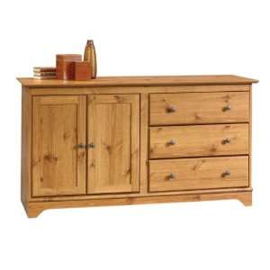    Sauder Falls Village Dresser in Spiced Pine Furniture & Decor