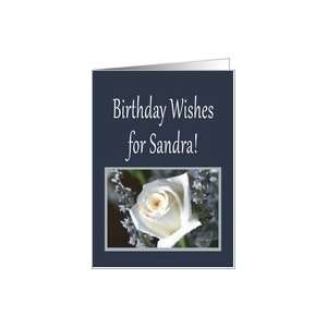 Birthday Wishes for Sandra Card