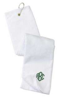 Personalized Golf Towel Tri Fold Towel Groomsmen Gift Wedding Gifts 