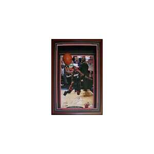   Signed Dwyane Wade Picture   16x20 Shadow Box Frame
