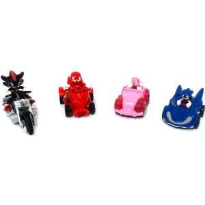   Mini Figure Pullback Racers Sonic, Shadow, Knuckles Amy Toys & Games