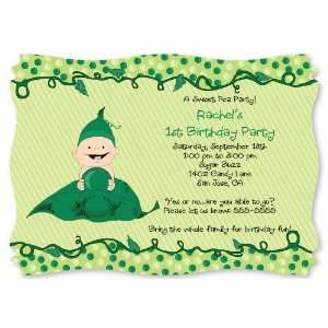   Birthday Party Invitations With Squiggle Shape Toys & Games