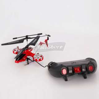   RC Helicopter with Red Gyro 4 Channel Radio Control Heli Toy  