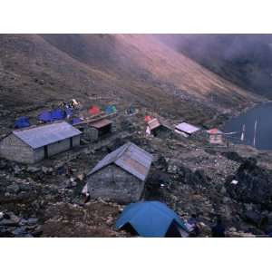  Camping Area and Pilgrims Shelters at Gosainkund 