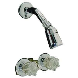  Faucet Shower Stall Dual Control Clear Acrylic Han Health 