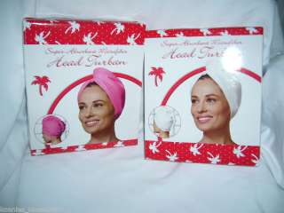 HEAD TURBAN   MICROFIBER SUPER ABSORBENT (NIB)  