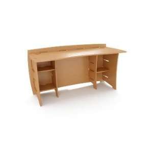  60 Straight Desk Wheat Finish Good For Back To School 