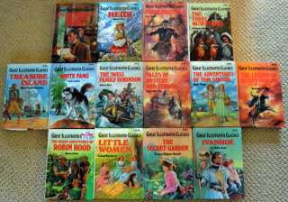 Huge Lot 14 All Great Illustrated Classics Teacher Homeschool Books 