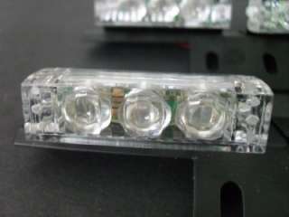 54 LED Emergency Vehicle Strobe Lights Lightbars Deck Dash Grille 