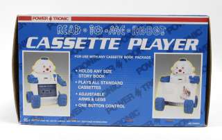   PowerTronic Read To Me Robot Cassette Player Mint Sealed Original Box