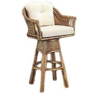   30 Inch South Beach Swivel Bar Stool Dancer, Saddle