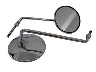   new chrome plated rear view mirror fit the following vintage honda