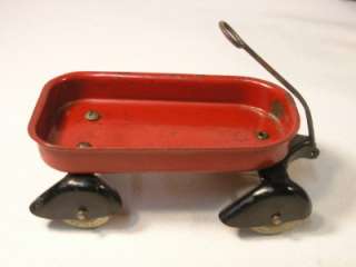 WYANDOTTE 1930S TOY WAGON W/ TEARDROP FENDERS & RUBBER TIRES  