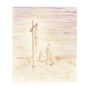  Standing by the Cross Giclee Poster Print by Norman F 