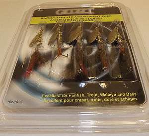   Assorted Spinnerbaits Panfish Trout Walleye & Bass 037069055504  