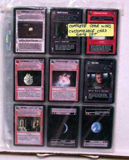 1995 Star Wars CCG Black Border Card Set 324 Cards  