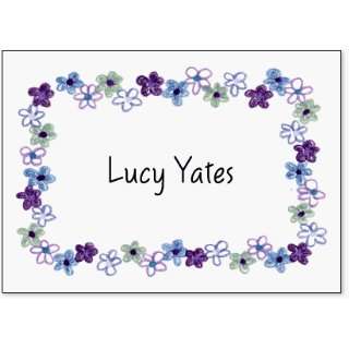  Lucys Purple Border Stationery 