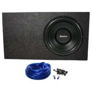   Subwoofer Enclosure + Sub Box Wire Kit with 14 Gauge Speaker Wire