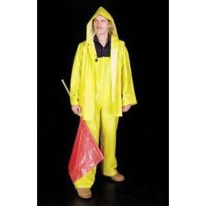   /POLYESTER 3PC YELLOW RAINSUIT   size 4X   4 Suits