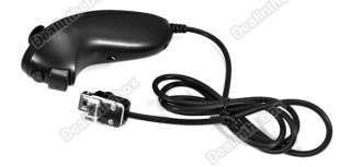 Black Remote Nunchuck Controller For Nintendo Wii Game  