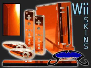   CHROME Skin for Nintendo Wii Console System Vinyl Decal Wrap Kit