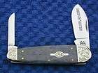 CASE XX BLK SCROLLED SLEEVEBOARD TOENAIL MINT SET VIII ENGRAVED KNIFE 